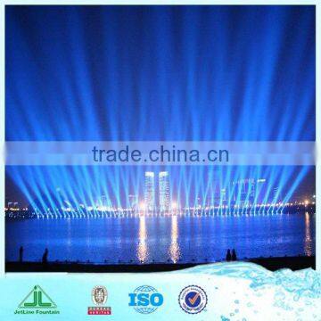 Large Outdoor Water Fountain, Built in Lake With Light and Music photo-6