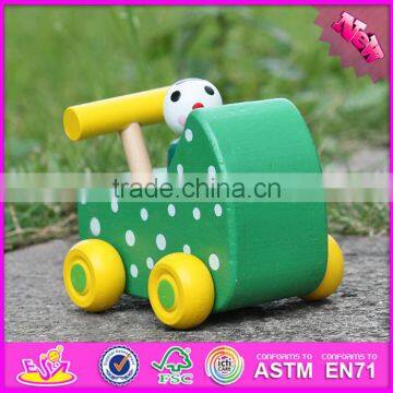 2017 New products kids animal toy wooden toy car plans W04A324