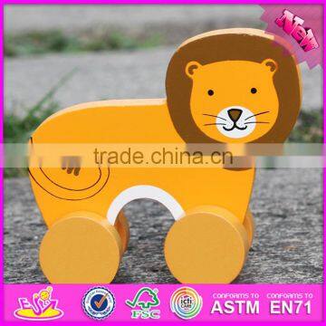 2017 New Products Kids Lion Car Toy Wooden Toy Plans W04A320 photo-6
