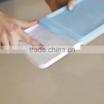 2016 Amazon Best Selling No-Spill Ice Cube Tray With Silicone Lid Ice Cube Mold photo-4