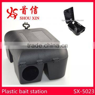 Big size plastic rat bait station fit in snap trap SX-5023