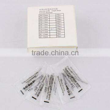 100 Lot Sterile Body Piercing Needles 12G 14G, 16G, 18G and 20G Tattoo Supply