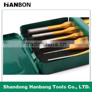 6 Pcs Golded Punch & Chisel Sets photo-3
