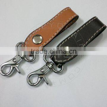Genuine Leather Belt Loop With Snap Hook photo-2