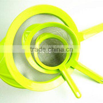 43022 Set of 3 Fine Mesh Stainless Steel Strainers With pp Handle photo-4