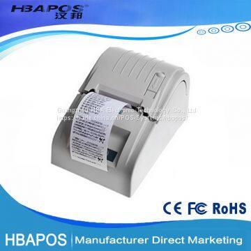 HBA-5890T Cheap factory 58mm portable thermal printer POS 58 thermal receipt printer with driver