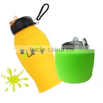Factory Hot Sale Silicone Gym Sports Drink Water Bottle With Straw photo-2