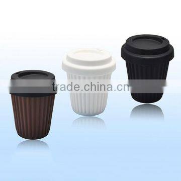 Unbreakable succinct design silicone coffee cup