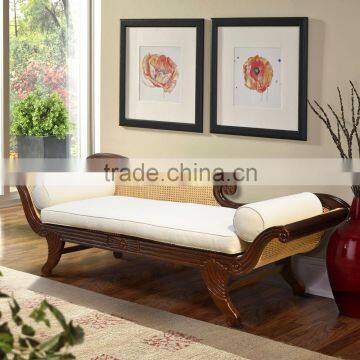 Daybed sofa RATTAN classic teak wood furniture