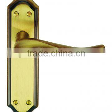 Charming brass door lever handles