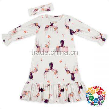 Fire Balloon Styles Long One Piece Shirt Dress Girl Daily Wear Dress Birthday Dress 1 Year Old Girl photo-3