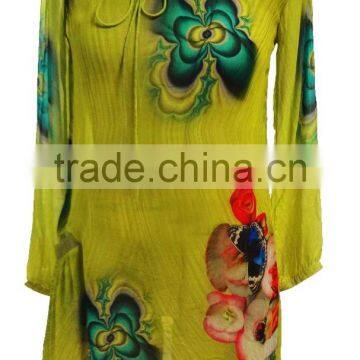 Printed Green Tunic