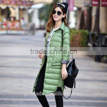 2017 Winter Duck Down Jacket Women New Style Graceful Light Weight Down Jacket