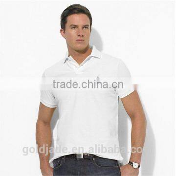 100%cotton Embroidered Short Sleeves Polo t Shirt for Men Polo Shirts Customized Logo photo-5