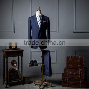 2016 new arrival blue suit pant coat mens wedding suit and price 3 piece suit for men