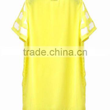 Hot Selling Women's Clothing Garment Apparel Direct Factory OEM/ODM Manufacturing Short Sleeve Korea Fashion Blouse photo-2