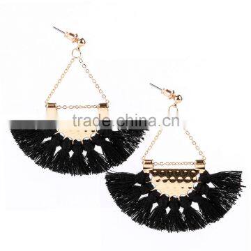Bohemian Jewelry Colorful Tassel Charms Earrings for Women photo-2