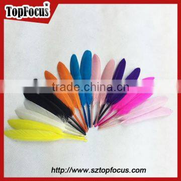 Best Selling High Quality Dyed Material Goose Feather Price Trim photo-3