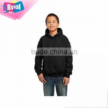 Boys Pullover Hoodies Anti Pilling Big Girls Blank Hoodie 1x1 Rib Knit Hooded Pocket Sweatshirt Wholesale Casual Sports Hoody photo-3
