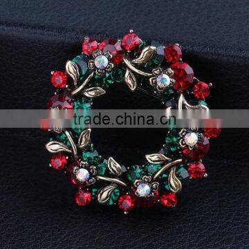 Zm53218a Latest New Brooch Design Flower Christmas Garland Brooches