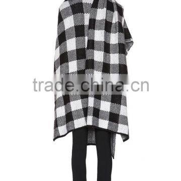 Ladies Knitted Ponchos Patterns,Lady Wool Ponchos Capes photo-5