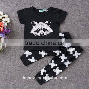 New Arrival Wholesale Children's Boutique Clothing Cute Baby Boy Set photo-4