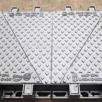 Чугунная телекоммуникационная люк крышная photo-2