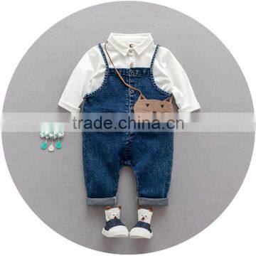 S17670A Latest Design Child Clothes Sets Cotton Kids Clothing Set photo-2