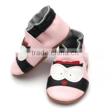 Cute Custom Pictures Newborn Leather Baby Shoes Soft photo-3