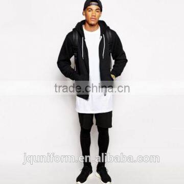 China Apperal Wholesale Men Clothing Blank High Quality Longline Tall Men's Cotton t Shirts photo-4