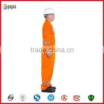 Mens Orange Anti Shrink Chest Pocket Working Clothes photo-2