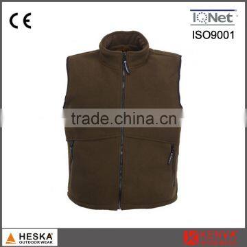 Wholesale Casual Waistcoat Thick Men Polar Fleece Vest photo-5
