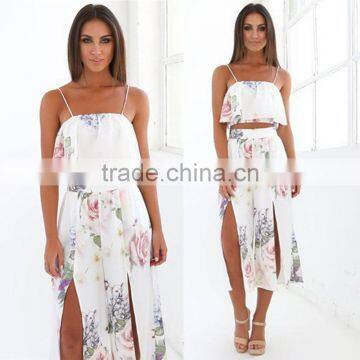 OEM fashion latest ladies two pieces summer sexy beach pants for women summer