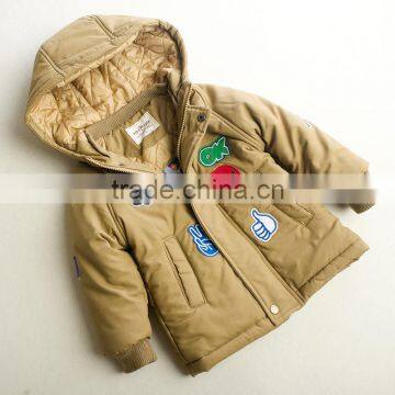 Children Winter Hoodie Embroidery Cotton Padded Wholesale Kids Jackets Coats photo-3