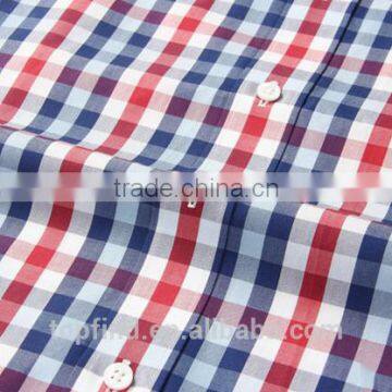 2016 New Style Bright Check Pattern Cotton Shirt Elegant for Men photo-5