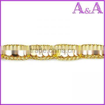 2017 Nice Embroidery Sequin Decorative Lace Trim (YFT-099) photo-3