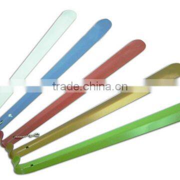 Durable short handle colorful shoe horn