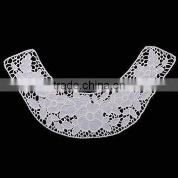 Soft White Cotton Lace Collar