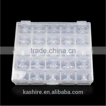 25 Pieces Sewing Machine Bobbins With Clear Box photo-2