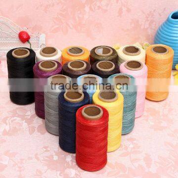 Ecellent Quality 1 Spool 260m 1mm Flat Sewing Coarse Braid Waed Thread For Leather Craft Repair photo-2