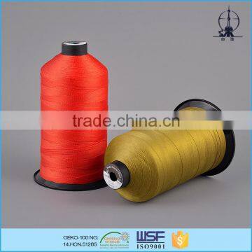 840D/3 270tex 10tickets Flying wheel 100% polyester bonded sewing thread