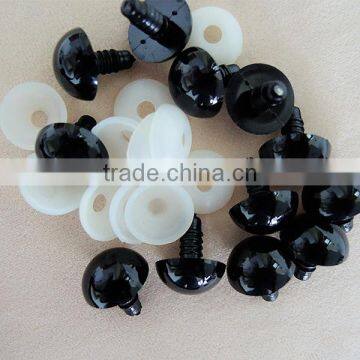 Black Plastic Eyes With Washer for Plush Toys Bear DIY photo-3
