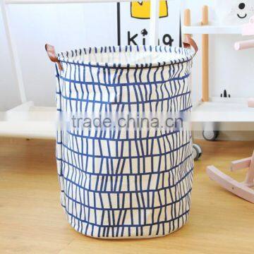 Children Storage Bag Laundry Organizer Bag Leather Handles for Kids Dirty Clothes photo-6