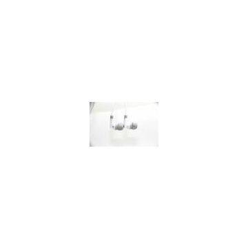 White Cool iPhone4 In Ear Stereo Earbuds , Thin Diaphragm Comfortable Earphone