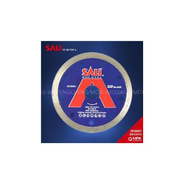 Continues Rim Diamond Saw Blade with high performance power tool saw blade