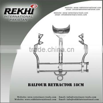 Pakistan BALFOUR RETRACTOR 18cm,surgical balfour retractor 18 cm