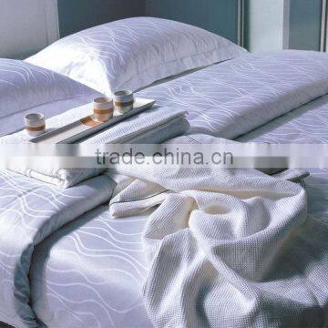 Latest Design Wholesale Commercial jacquard bedsheet/bed sheet polyester bedding set