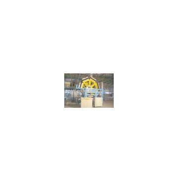 Rotary door foaming line