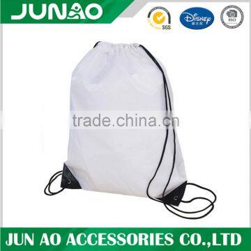 190D Promotional Sport Customized Drawstring Polyester Bag