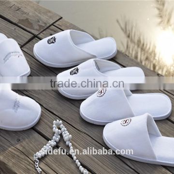 Custom Wholesale Disposable Velvet Hotel Slippers